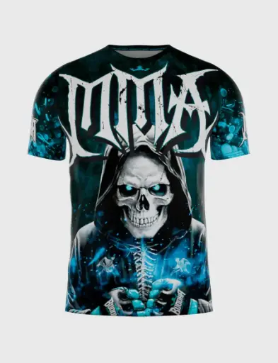[rashguard, buddha] rashguard skull tg L