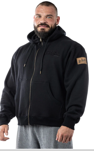 [felpa, legal power] Hoodie LP Zipper Ottomix Nera tg S