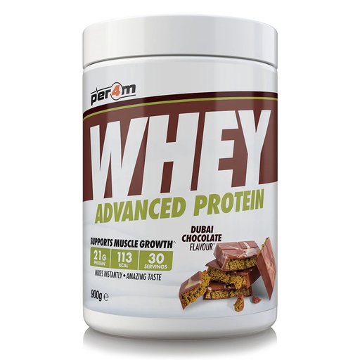 [proteine, perform] Proteine Whey advanced 900g Dubai chocolate