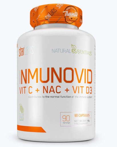 [starlabs, inmunovid] INMUNOVID VIT C+ NAC+VIT D 90cps
