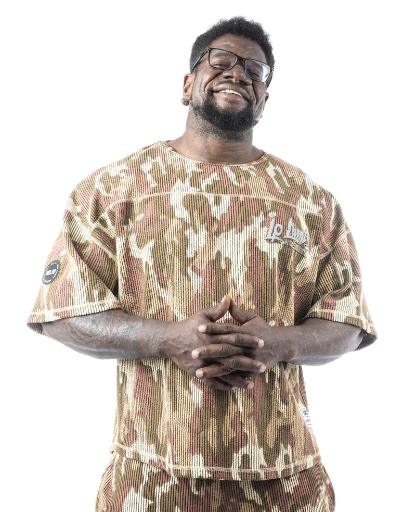 [legal power, maglia] Rag top boston tg M camo marrone  