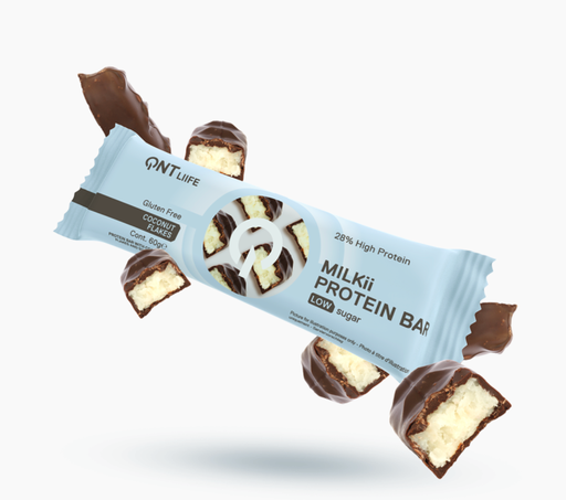 [barrette, qnt] Milkii protein bar cocco 12x60g