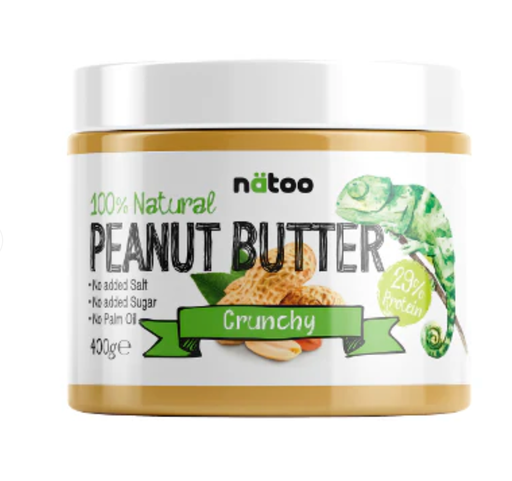 [burro d'arachidi, natoo] Burro d'arachidi crunchy, 400g