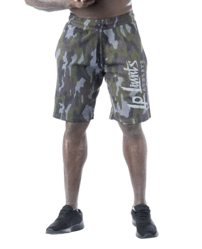 [legal power, pantaloncino, body pants] Pantaloncini boston camo verdi tg L