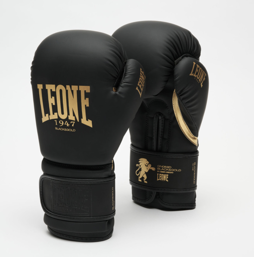 [leone, guanto] Guanto black & gold 10 oz