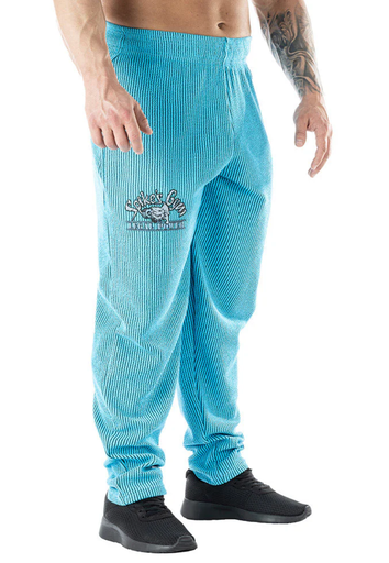 [legal power, pantaloni] body pants spike tg s azzurri 