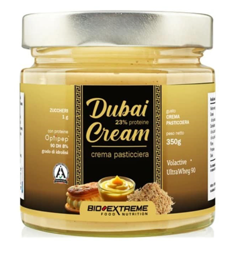 [crema proteica, bioextreme] Hydro cream 380g Gusto Crema Pasticcera Dubai
