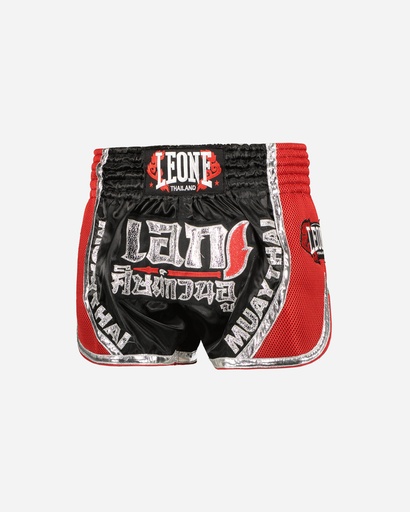 [short may thai, Leone] Panta kick thai chiang rai nero & rosso tg S