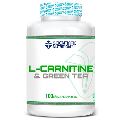[l-carnitina, scientiffic, integrazione] L-carnitine & tè verde 100 cps 