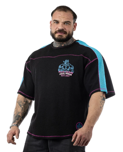 [legal power, rag top] Reglan Retro Boston tg S nera & azzurra 