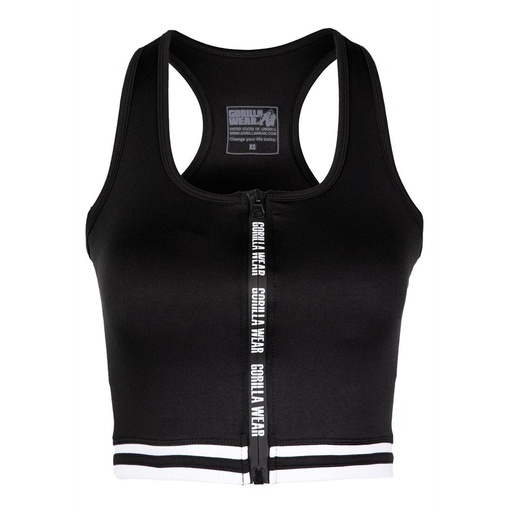 [gorilla, crop top] crop top tg XS nero