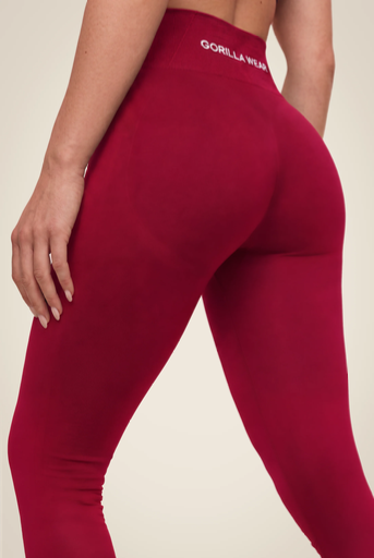 [leggings, gorilla] Leggings modellanti senza cuciture Florence tg S Rosso