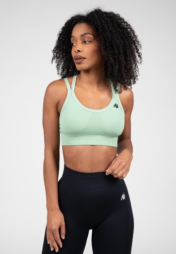 [top, gorilla] top donna senza cuciture con imbottitura Whitney tg S/M verde