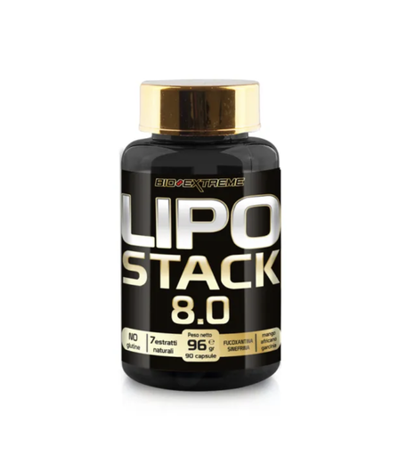 [bioextreme, termogenici, briciagrassi] Lipo stack 8.0 60 cps