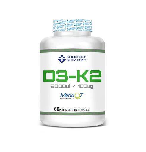 [scientiffic, vitamina d3] D3-K2 60 perle