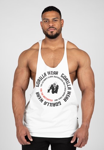 Canotta stringer bianca tg S