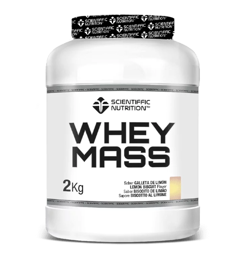 [scientiffic, gainer] Whey mass 2000g-biscotto limone