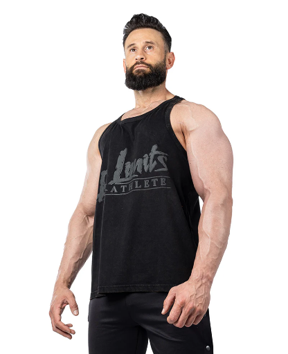 [legal , canotta] Canotta stonewashed nera tg L