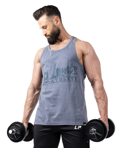 [legal , canotta] Canotta stonewashed blu tg L 
