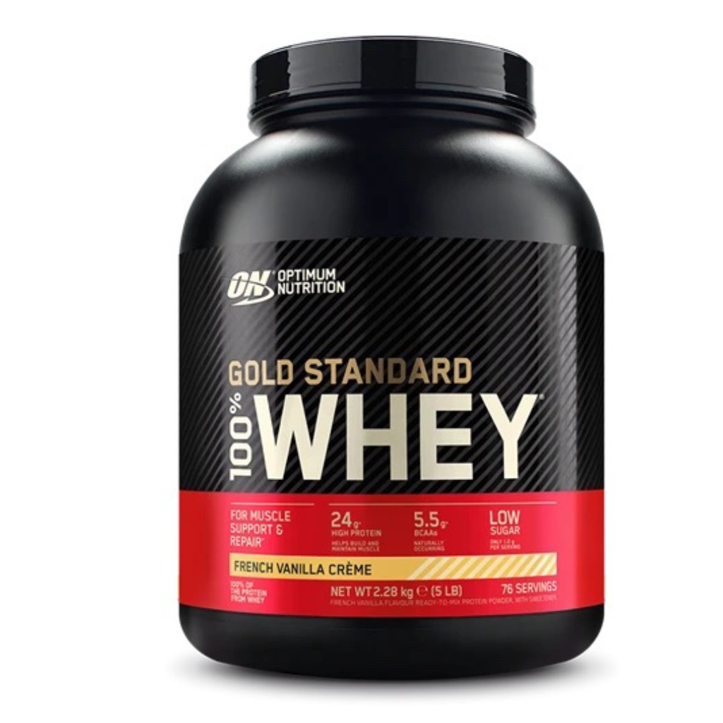 100% Whey Gold 2270g crema di vaniglia