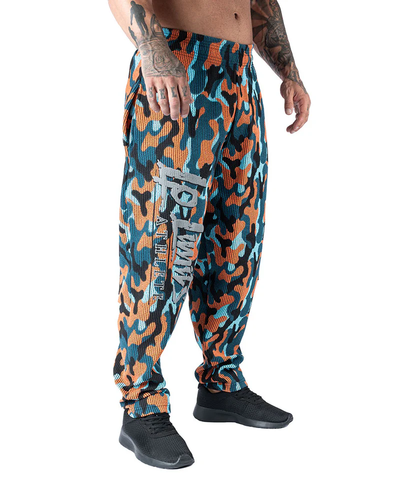 body pants boston tg s camo arancio
