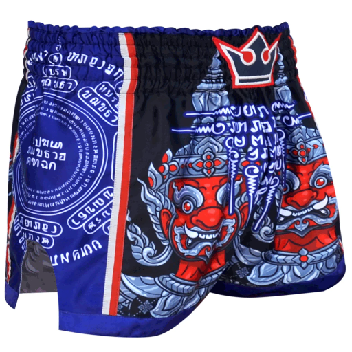 [buddha, short] Short muay thai sok tg L blu  