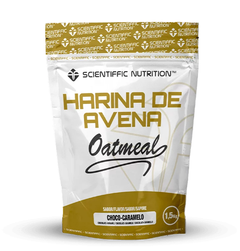 [scientiffic, farina d'avena] Farina d'avena 1500g ciocco-caramello