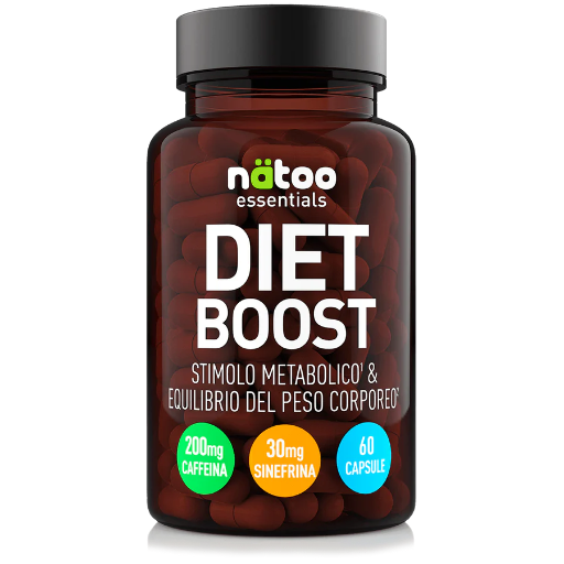 [natoo, termogenici, bruciatore di grasso] Diet boost 60 cps