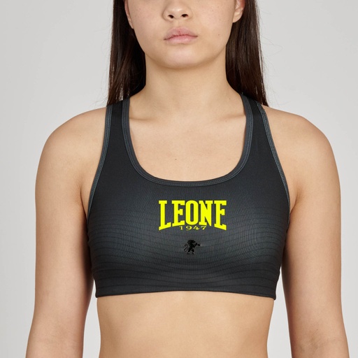 [leone, top] top donna WAVES  nero tg s