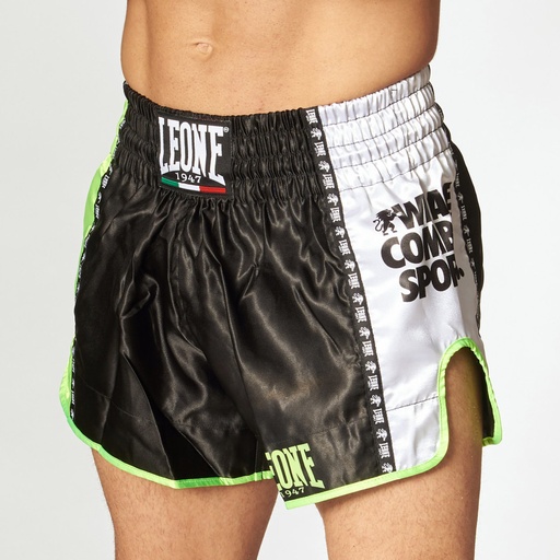 [leone, short thai] Panta thai training nero tg M