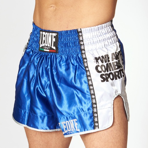 [leone, short thai] Panta thai training blu tg M